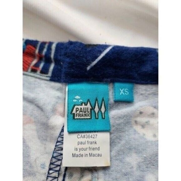 Vintage Paul Frank Limited Edition Pajama Set, Space Julius, Blue, Size Medium - Picture 8 of 9